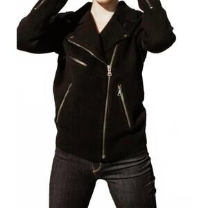 NEW DEFIANT HERITAGE women's ace of spades jacket in black